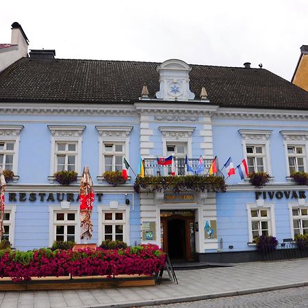Hotel Restaurant Modra Hvezda Dobřany Exterior foto