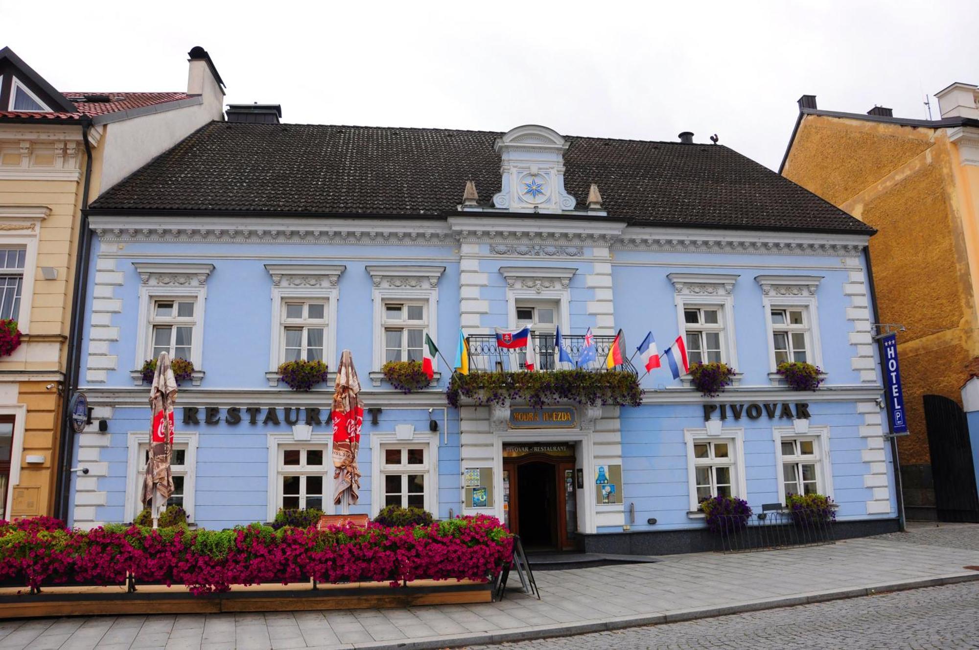 Hotel Restaurant Modra Hvezda Dobřany Exterior foto